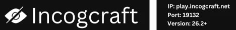 Incogcraft banner